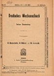 DEUTSCHES WOCHENSCHACH / 1905 vol 21, no 27